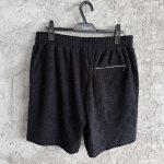 Black Towelling Shorts