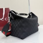 Brera Medium Crossbody Bag Black GG Canvas