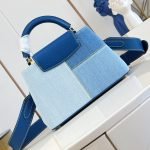 Capucines Bb Bag Blue Denim Gots Certified Cotton M27302