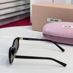 Acetate Oval Sunglasses In Black Mua06S-F – Sg203