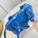 Alma Bb Bag Ocean Blue Cowhide Leather M29125
