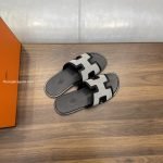 Izmir Sandals In Black And Grey – Hs142