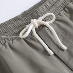Logo Embroidererd Swim Shorts In Grey