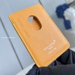 Magnet Card Holder Safran Yellow Monogram Macassar Canvas M12853