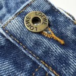 Anagram Baggy Denim Pants In Blue