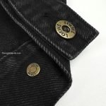 Anagram Denim Jacket In Black