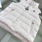 Moncler Enfant Tib Padded Vest In White