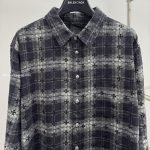Monogram Cross Patch Flannel Shirt – Sh535