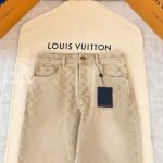 Monogram Denim Skate Pants In Camel 1Ajtwq