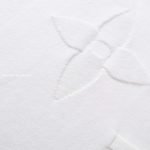 Monogram Short-Sleeved Cotton Crewneck In White 1Aiwfu