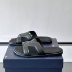 Oasis Mules Black Taiga Leather 1Ahscv