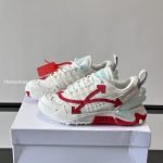 Odsy-2000 Sneakers In White And Red – Ow91