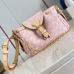 Odyssee Pm Bag Monogram Embleme Rose Ruban Jacquard Textile M29974