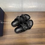 Aqua Sandals Black Oblique Jacquard – Cds44
