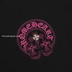 Pink Horseshoe T-Shirt In Black