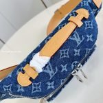 Rush Bumbag Blue Monogram Flowers Denim M27640