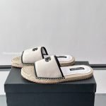 Salt & Pepper Fabric Espadrille Sandals In White