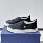 Saltwind Slip-On Sneakers Black Oblique Jacquard – Cd506
