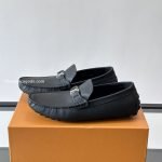 Silverstone Moccasin Black Grained Calf Leather 1Ahrm0