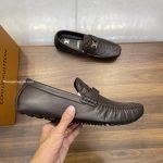 Silverstone Moccasins Brown Monogram-Embossed Calf Leather 1Ahrtb