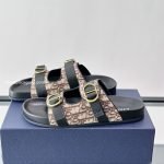 Aqua Sandals Brown Oblique Jacquard – Cd513