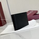 Aria Bi-Fold Wallet Black GG Leather