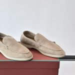 Summer Walk Loafers Beige Suede – Lr90