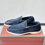 Summer Walk Loafers Blue Suede – Lr93