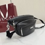 Tag Medium Crossbody Bag In Black