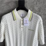 Tennis Boucle Polo Shirt In White