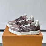 Trainer Sneakers Taupe Brown Canvas 1Akbam