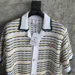 Tuck Stitch Short Sleeve Shirt In Multicolor – Sh540