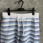 Tuck Stitch Shorts In Blue