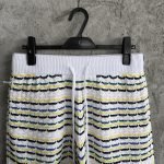 Tuck Stitch Shorts In Multicolor