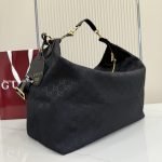 Brera Large Crossbody Bag Grey And Black GG Canvas