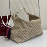 Brera Large Crossbody Bag Sand And Brown GG Canvas