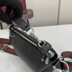 Brera Small Crossbody Bag Black Leather