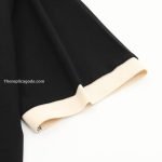 Cotton Jersey T-Shirt In Black With Embroidery