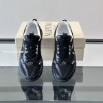 Demivee Mesh And Suede Sneakers In Black – Vl225