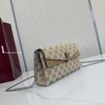 Dionysus Small Shoulder Bag Beige GG Canvas