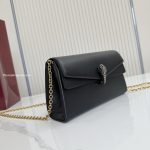 Dionysus Small Shoulder Bag Black Leather