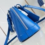 Alma Bb Bag Ocean Blue Cowhide Leather M29125