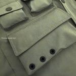 Green Tara Stretch Nylon Utility Jacket