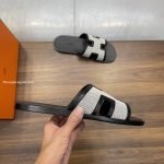 Izmir Sandals In Black And Grey – Hs142