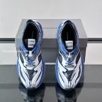 Jet Sneakers In White And Blue – Bb331