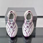 Jet Sneakers In White And Purple – Bb328