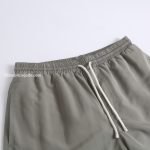 Logo Embroidererd Swim Shorts In Grey