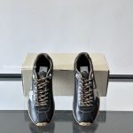 Marathon Speed Suede Star Trainers In Black – Ggdb62