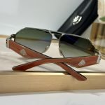 Maybach The King Iii Sunglasses In Silver And Brown – Sg261
