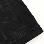 Anagram Denim Jacket In Black